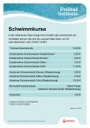 Freibad Geithain Plakat Schwimmkurse 2022
